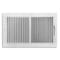 Greystone Tru Aire 8 in. H X 14 in. W 2-Way Powder Coat White Steel Wall/Ceiling Register C102M 14X8 - alternate 2
